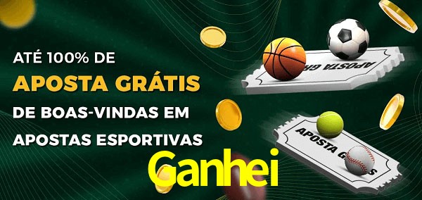 Ganhei Ate 100% de Aposta Gratis