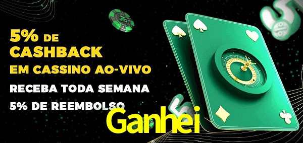 Promoções do cassino ao Vivo Ganhei